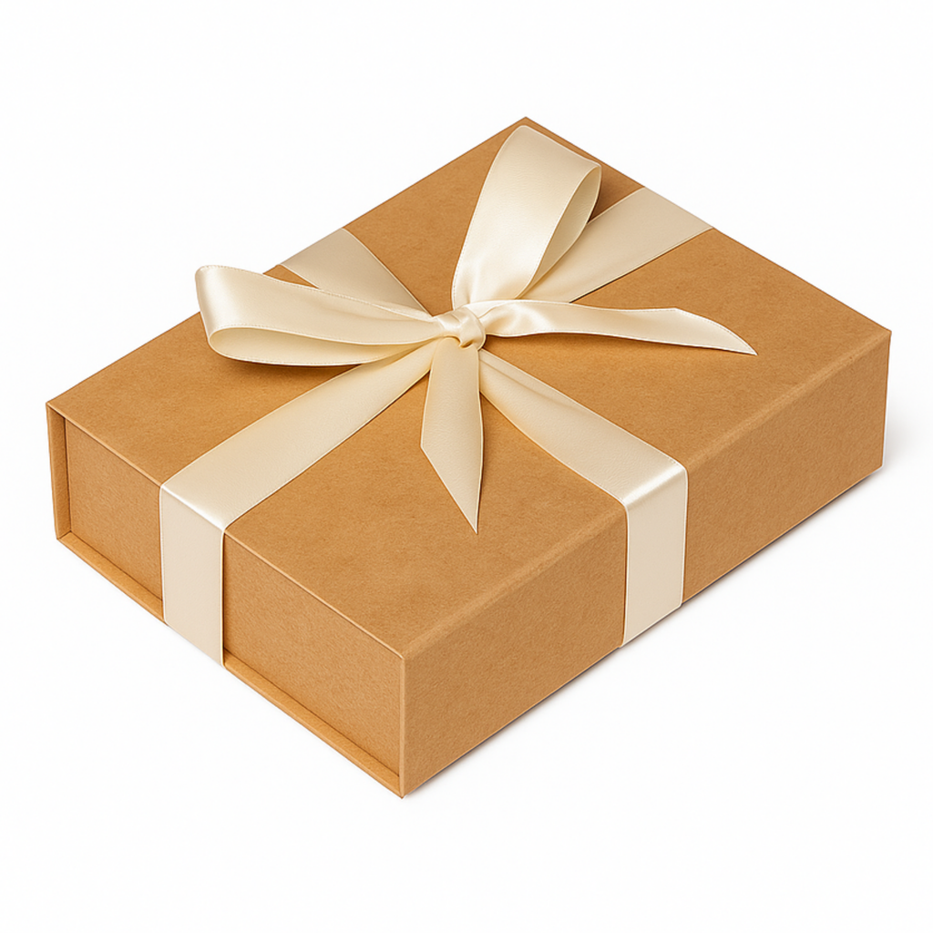 Schwangerschaft verkünden Magnetbox Braun