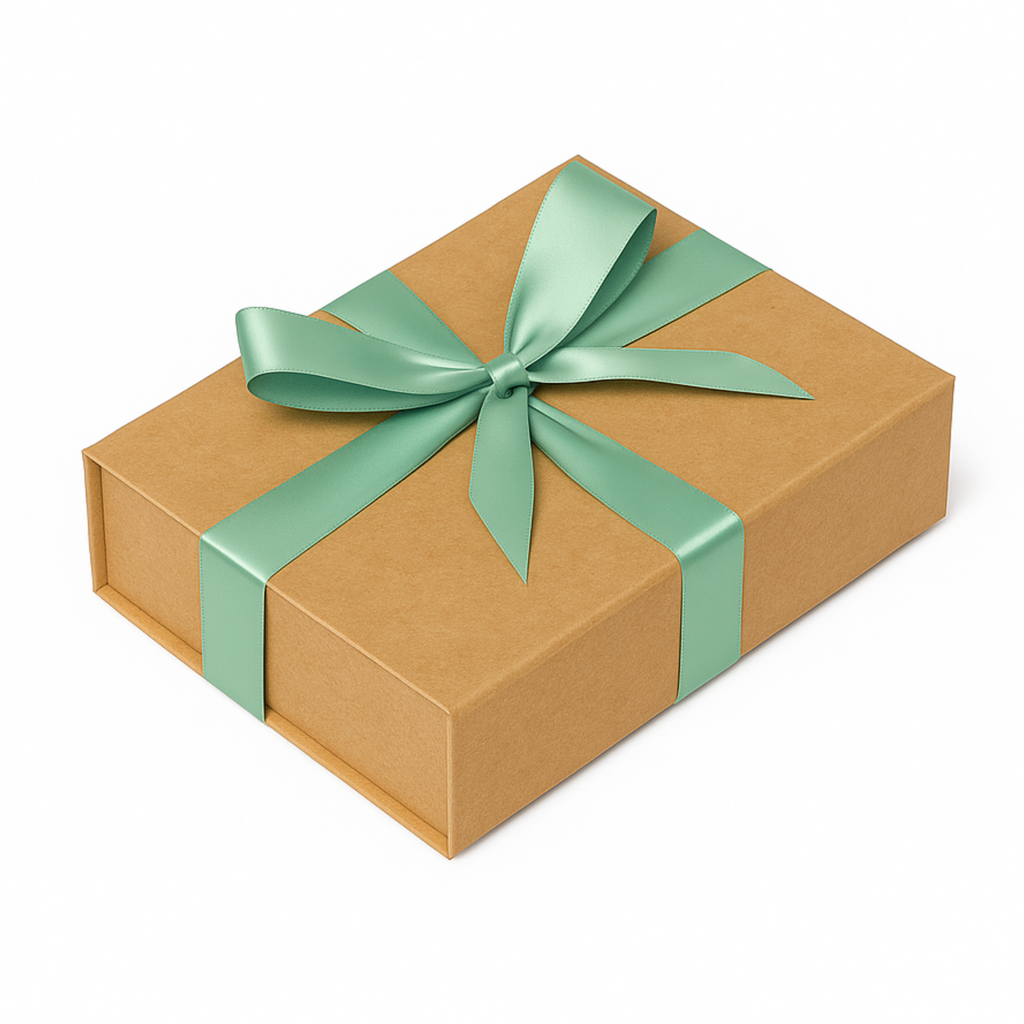 Schwangerschaft verkünden Magnetbox Braun