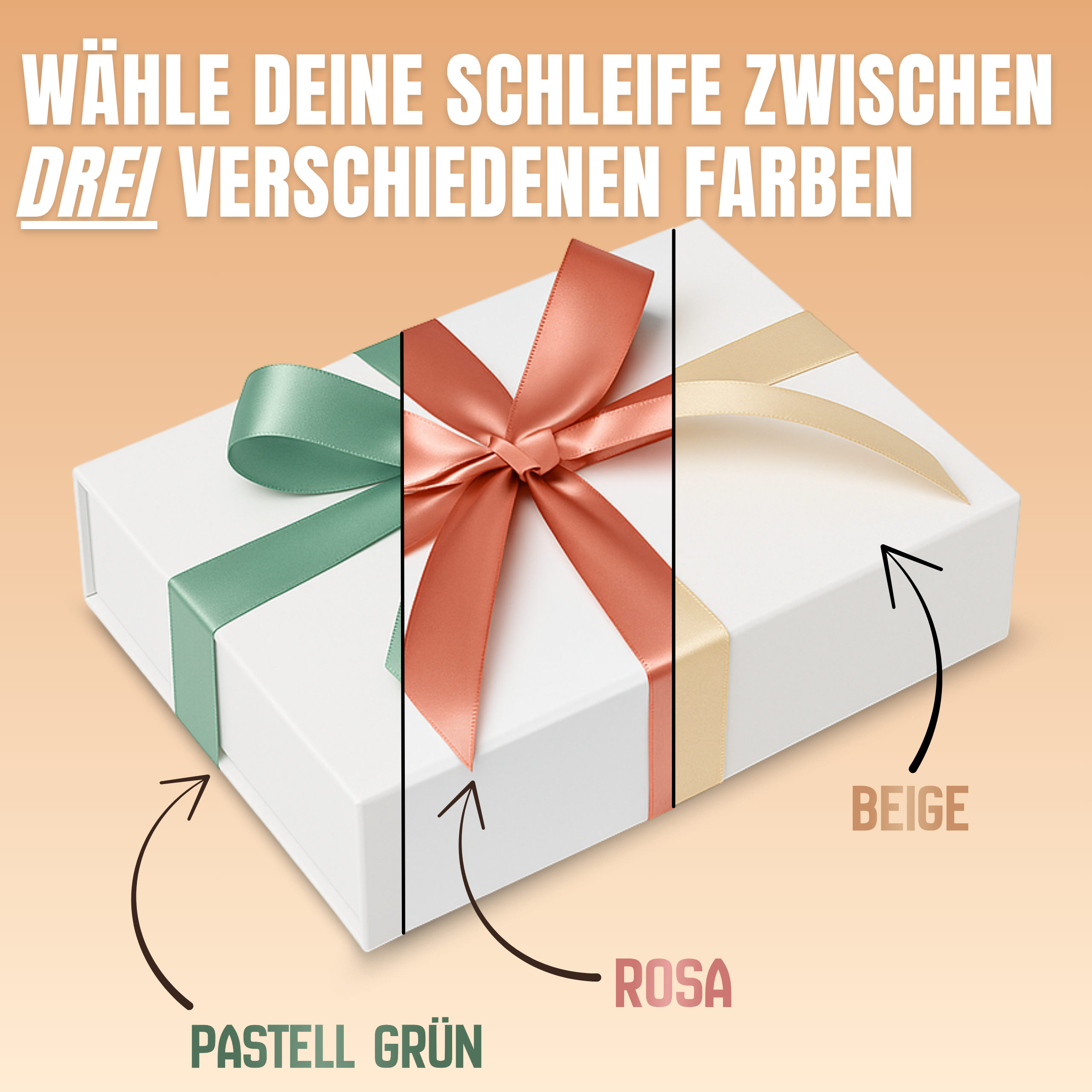 Schwangerschaft verkünden Magnetbox Weiss