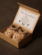 Schwangerschaft verkünden Magnetbox Braun